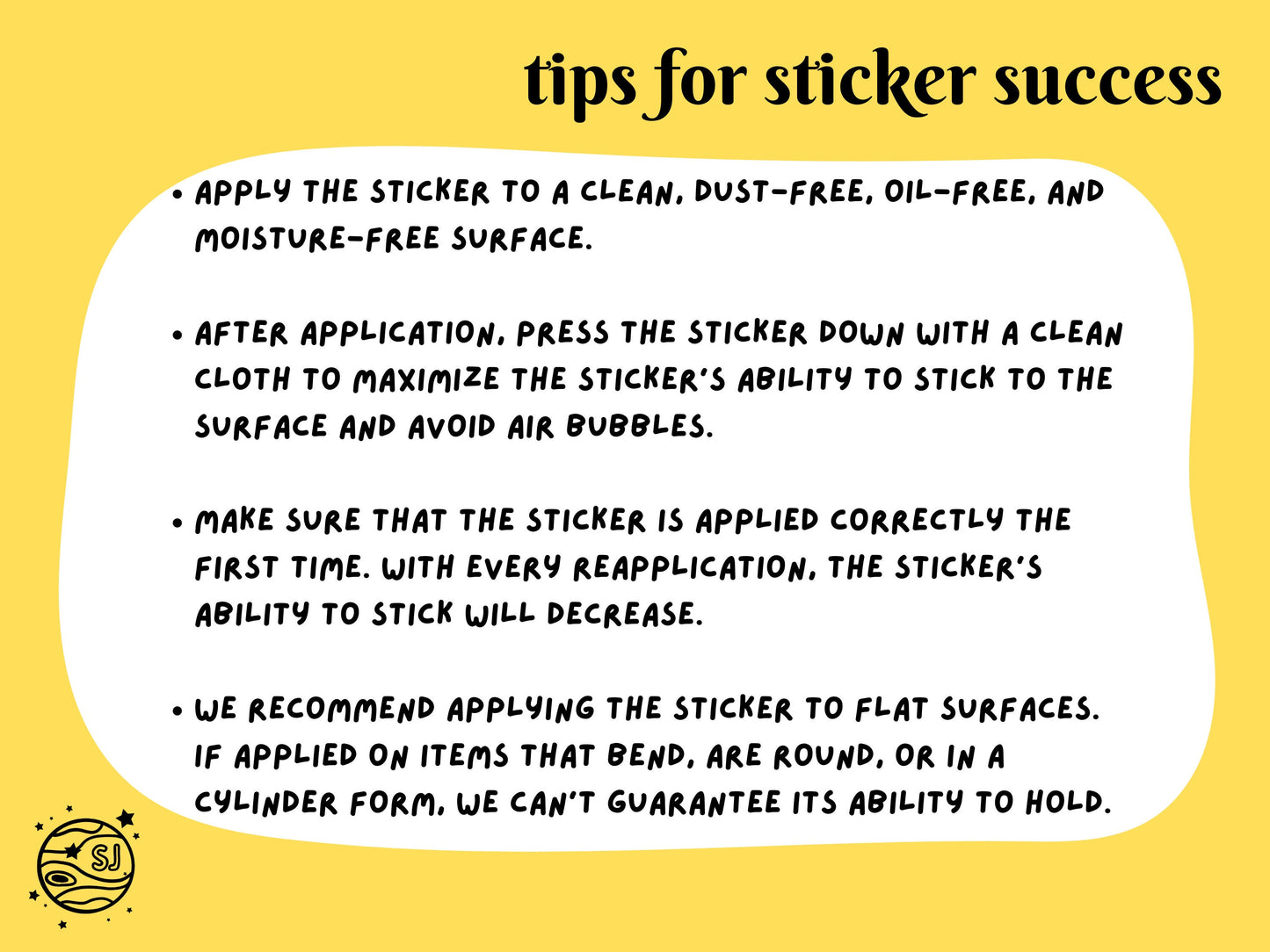 Have A Day Plastic Bag Vinyl Sticker