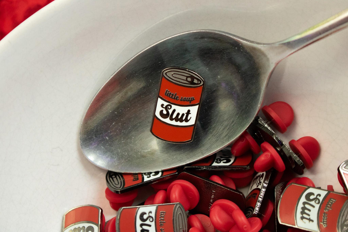Little Soup Slut Enamel Pin
