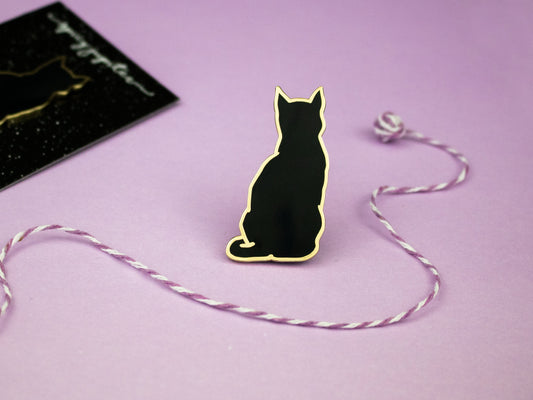 Magical Black Cat Enamel Pin | Perfect for Cat Lovers and Witchy Souls