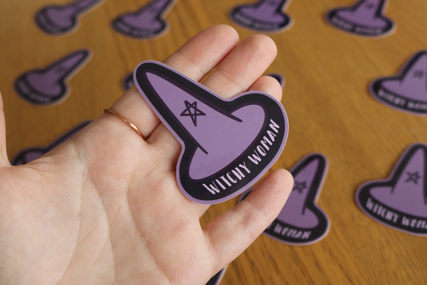 Empowering Witchy Woman Feminist Sticker | Wiccan & Pagan Planner Stickers