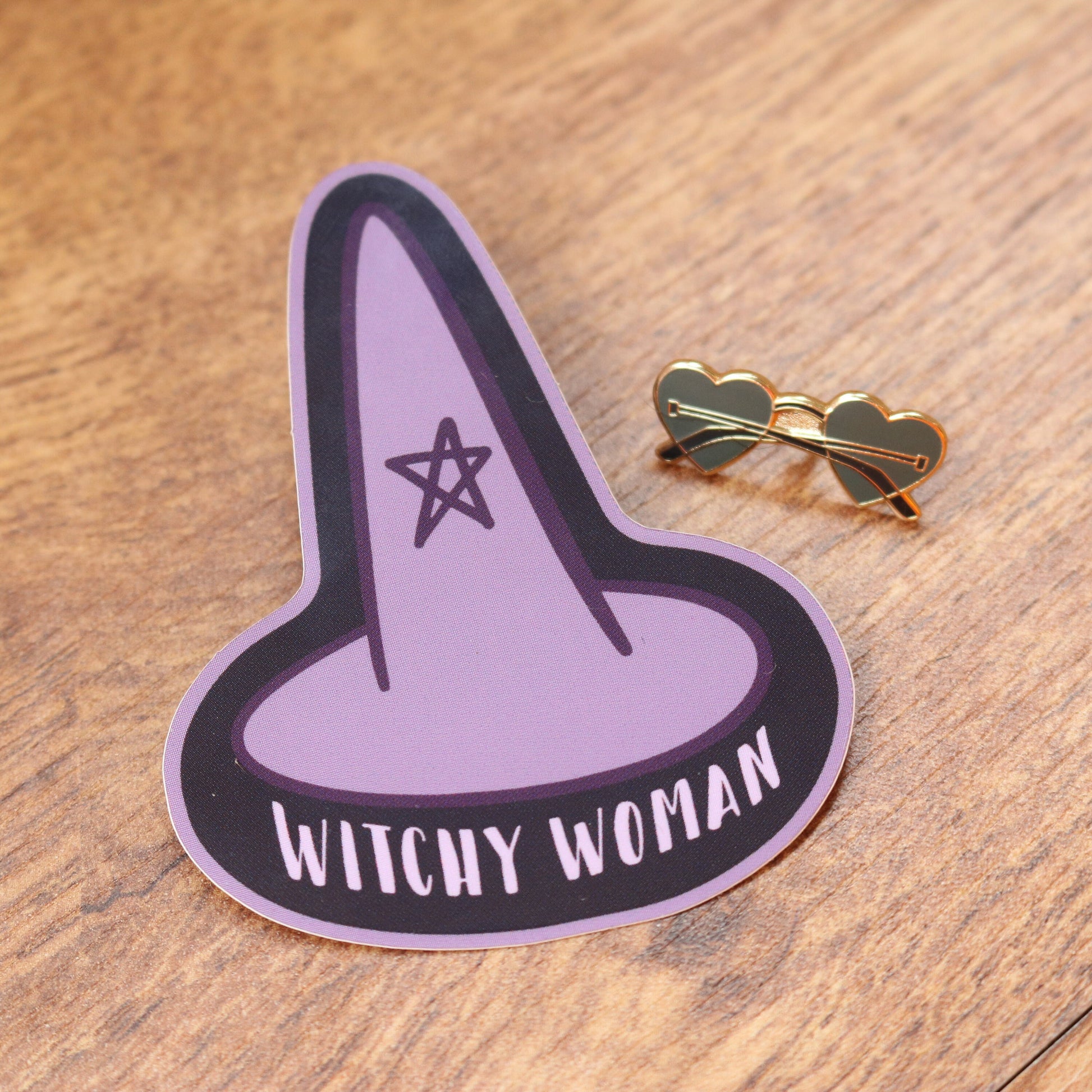 Empowering Witchy Woman Feminist Sticker | Wiccan & Pagan Planner Stickers