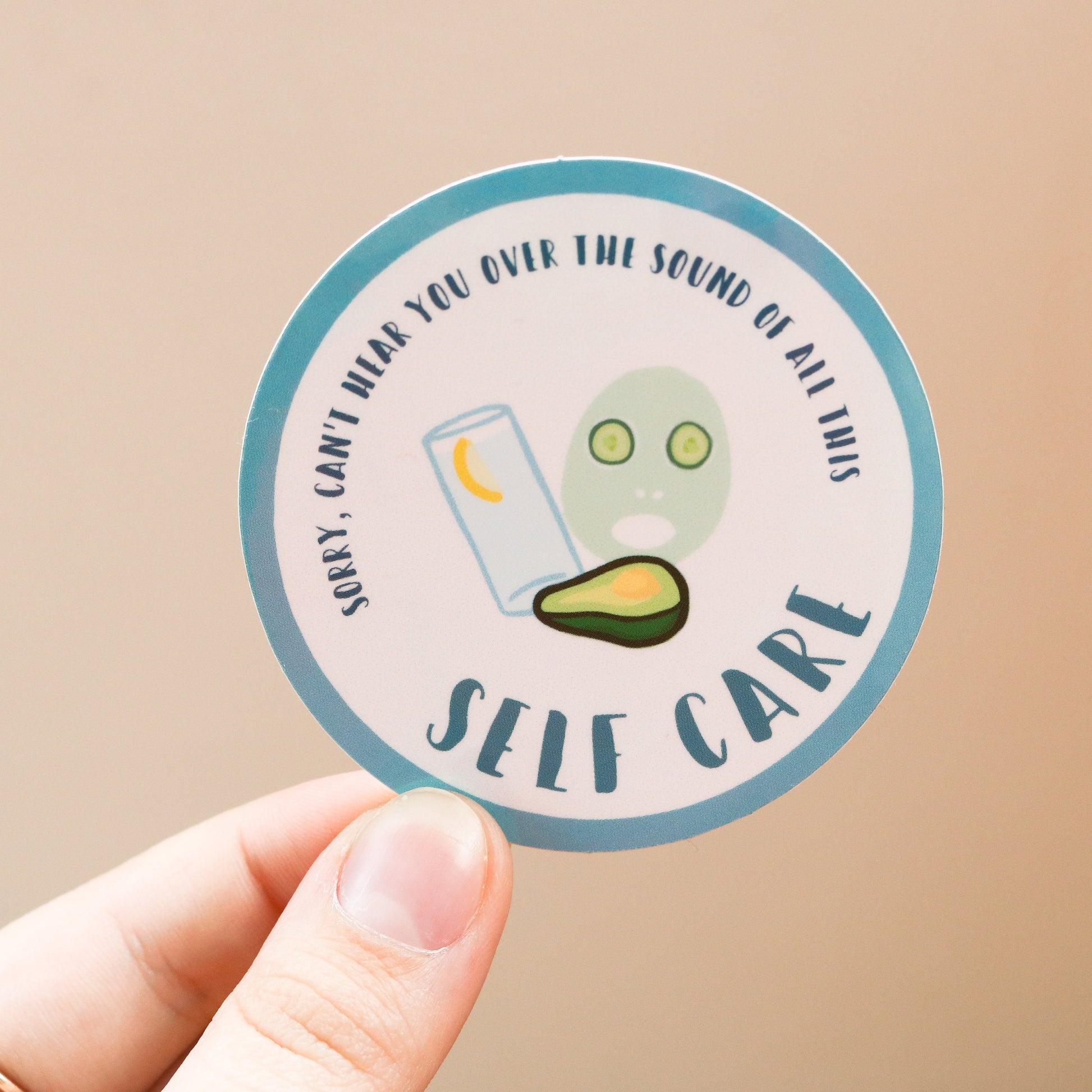 Stylish Self Care Sticker | Aesthetic Feminist Diary Luggage Stickers