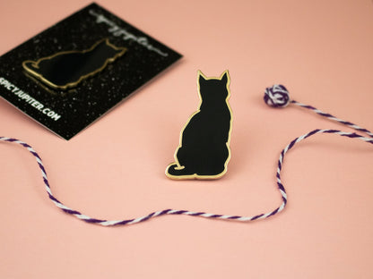 Magical Black Cat Enamel Pin | Perfect for Cat Lovers and Witchy Souls