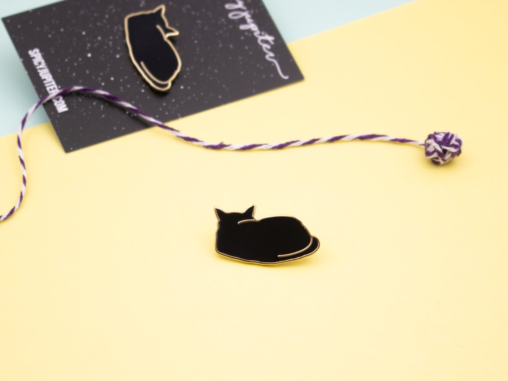 Enchanting Black Cat Enamel Pin | Must-Have Gift for Cat Lovers