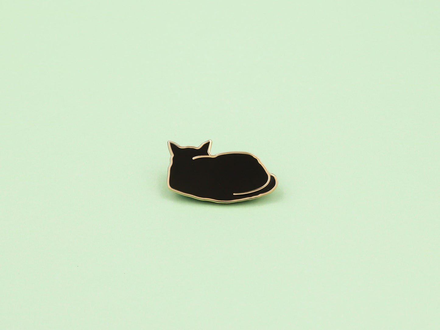 Black Cat Pin / Enamel Pin Black Cat / Cat Pin Badge / Cat Lover Gift