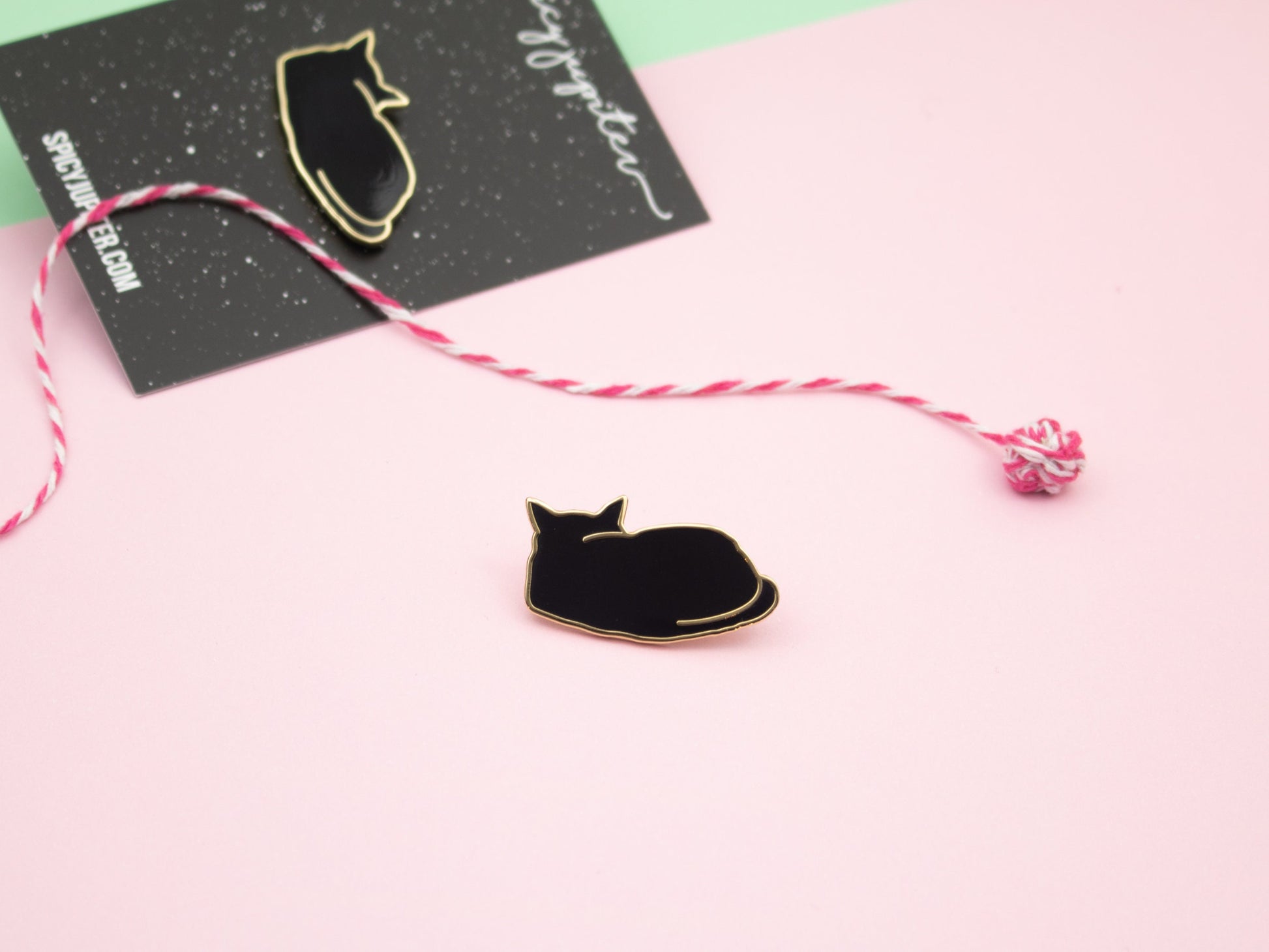 Enchanting Black Cat Enamel Pin | Must-Have Gift for Cat Lovers