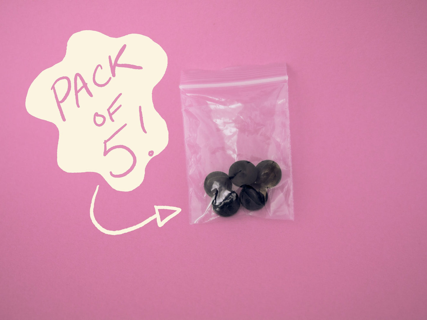 Secure Pin Fastener Set | Rubber Backings for Your Pins