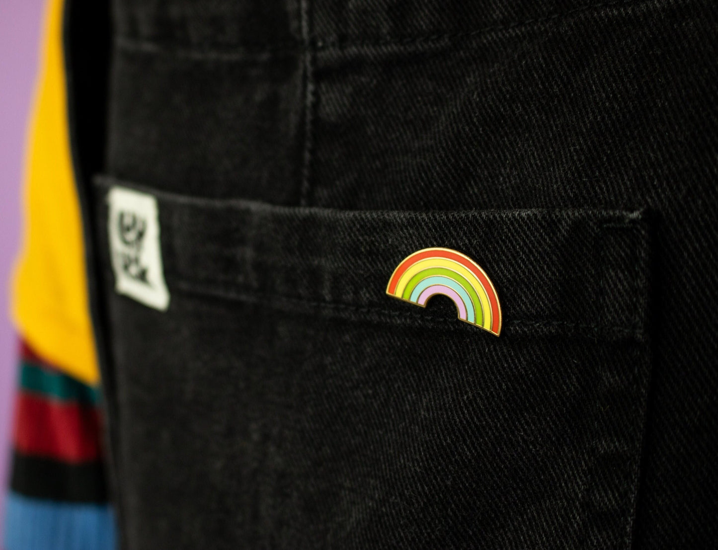 Rainbow Flag Gay Pin | Vibrant LGBT Pride Enamel Pin