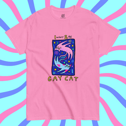 Gay Cat Shirt | Funny Cat Shirt | Funny Gay Shirt - Pink