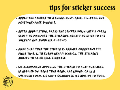 Have A Day Plastic Bag Vinyl Sticker