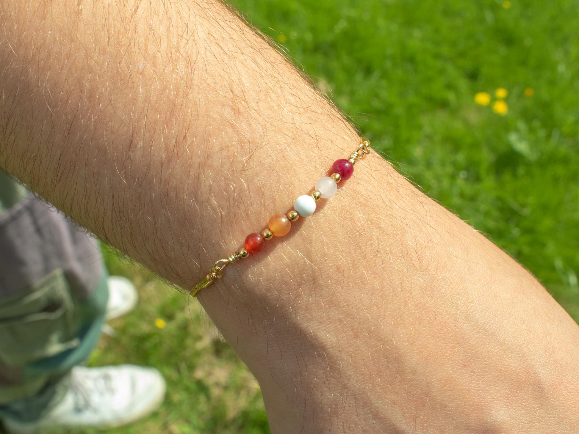 Lesbian Pride Flag Bracelet