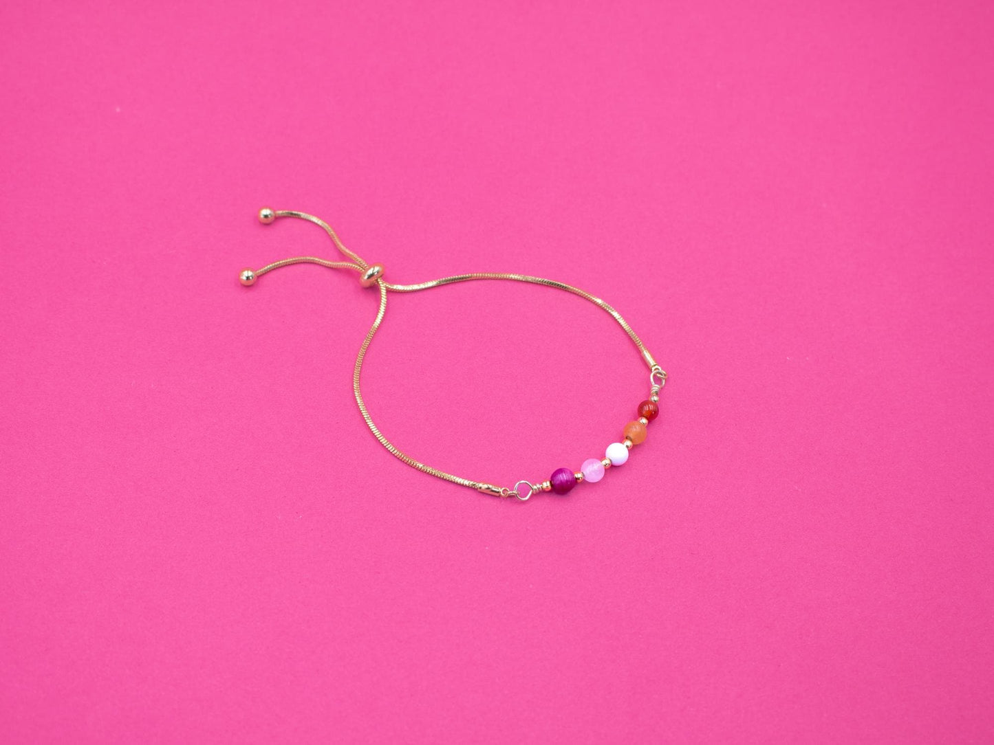 Lesbian Pride Flag Bracelet
