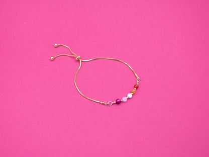 Lesbian Pride Flag Bracelet