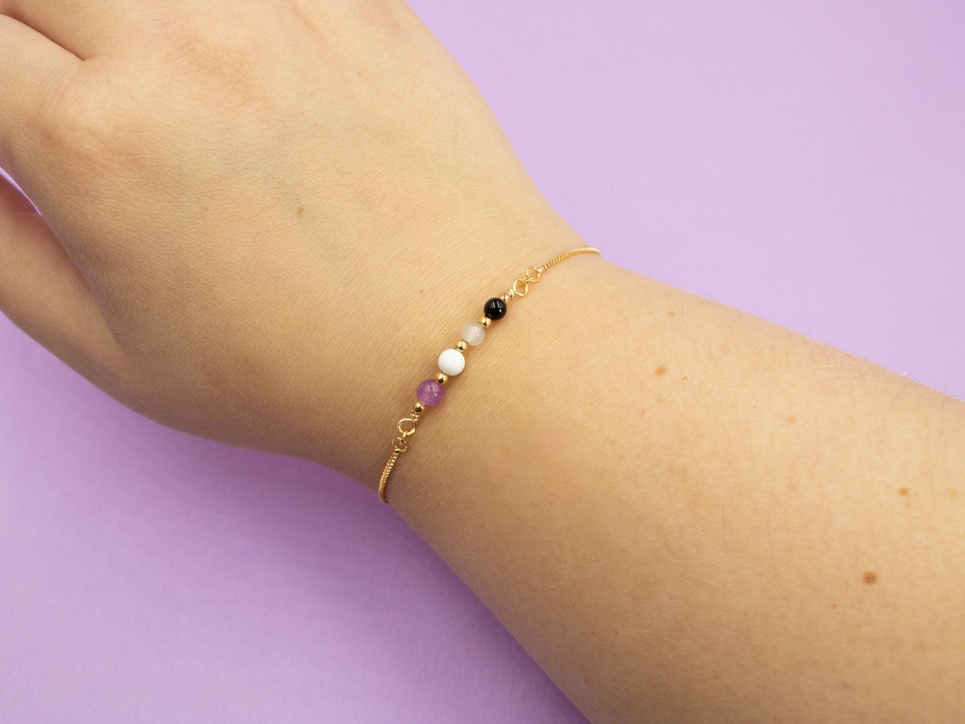 Asexual Pride Flag Bracelet