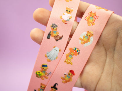 Naughty & Nice Teddy Bear Lanyard | Cheeky Cute Funny Adult Lanyard Design