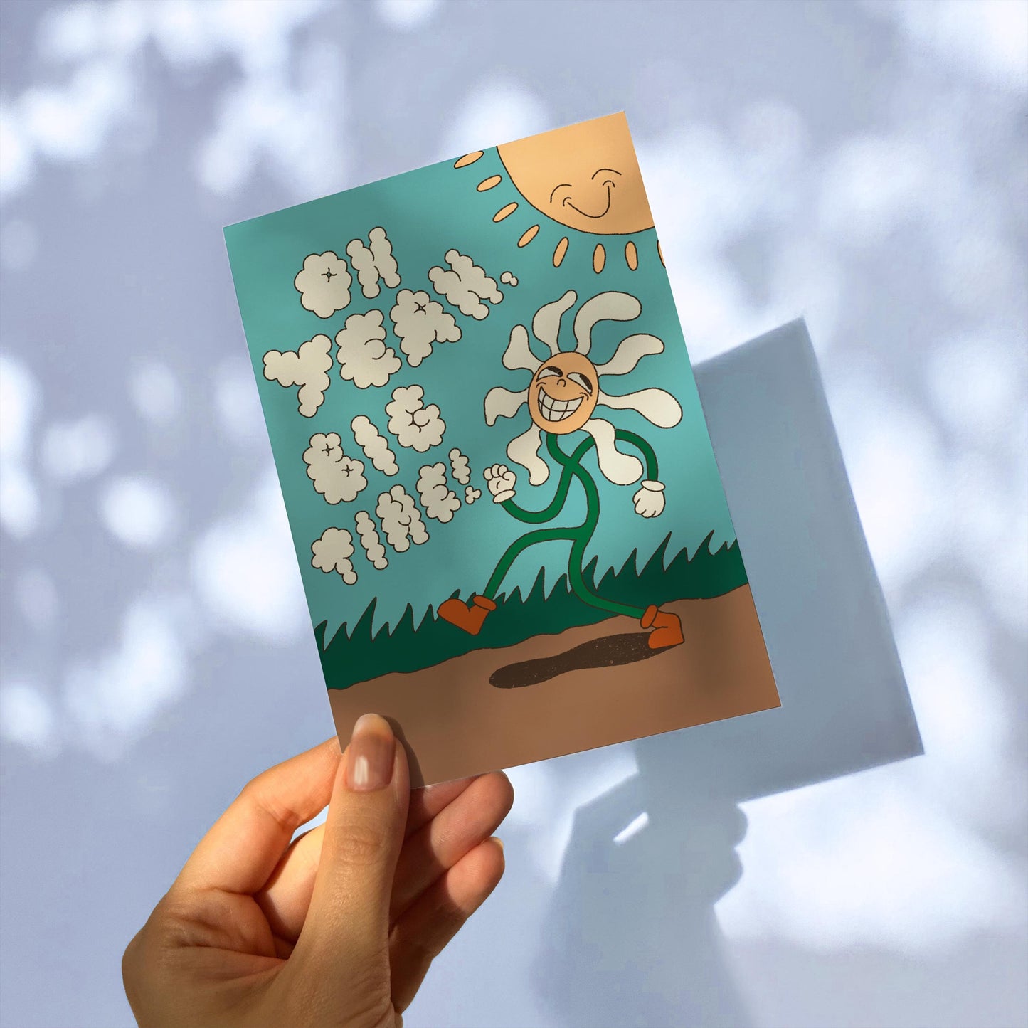 Oh Yeah Big Time Flower A6 Print