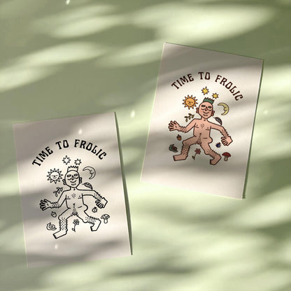 Time To Frolic Trans Joy A6 Print