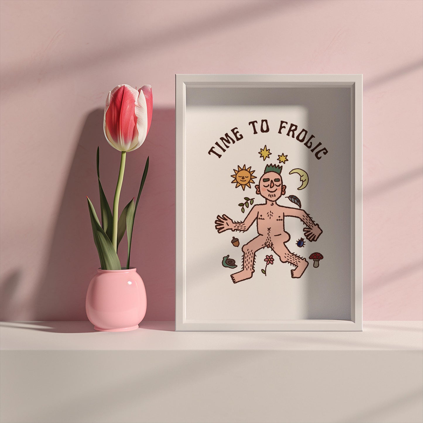 Time To Frolic Trans Joy A6 Print