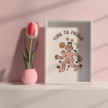 Time To Frolic Trans Joy A6 Print