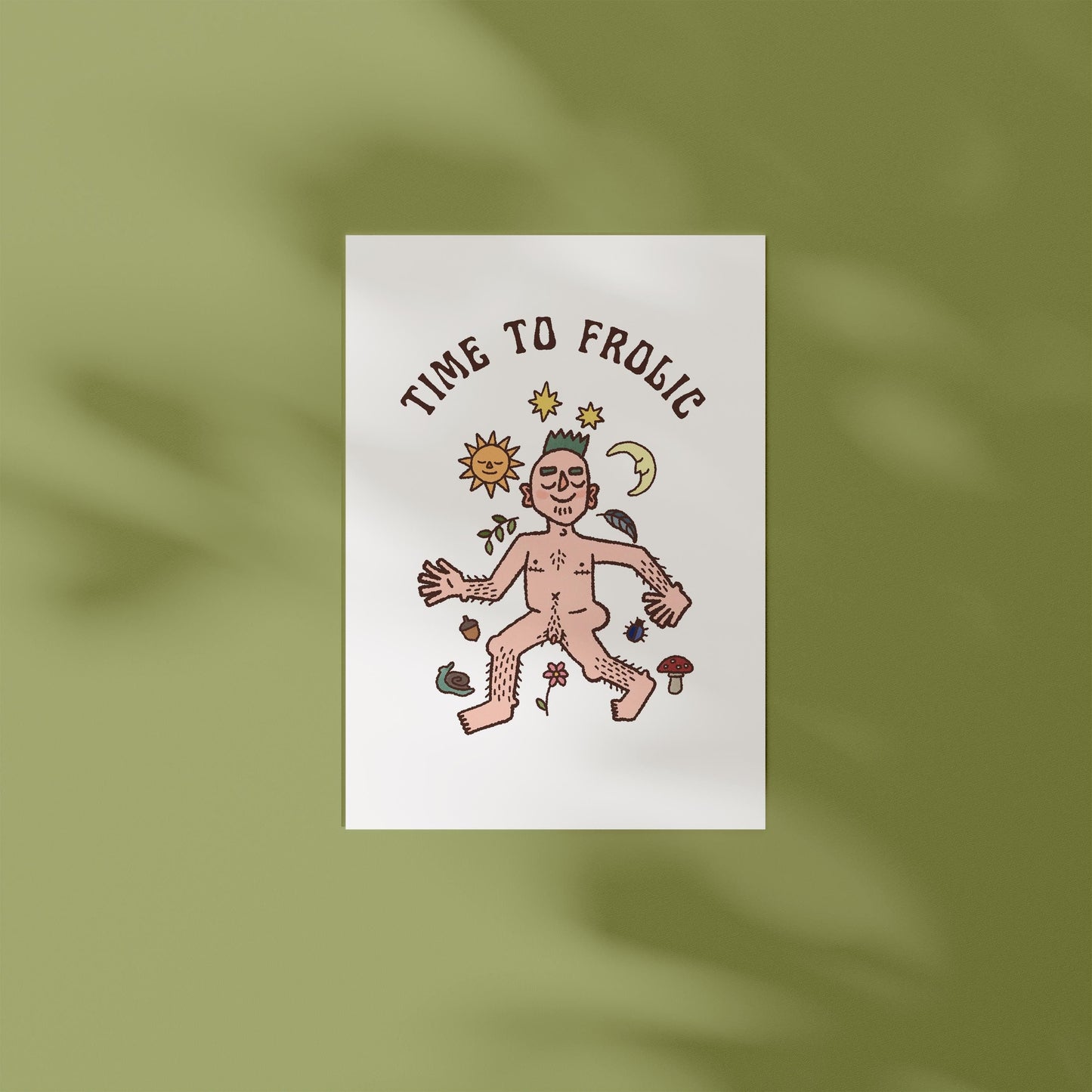 Time To Frolic Trans Joy A6 Print