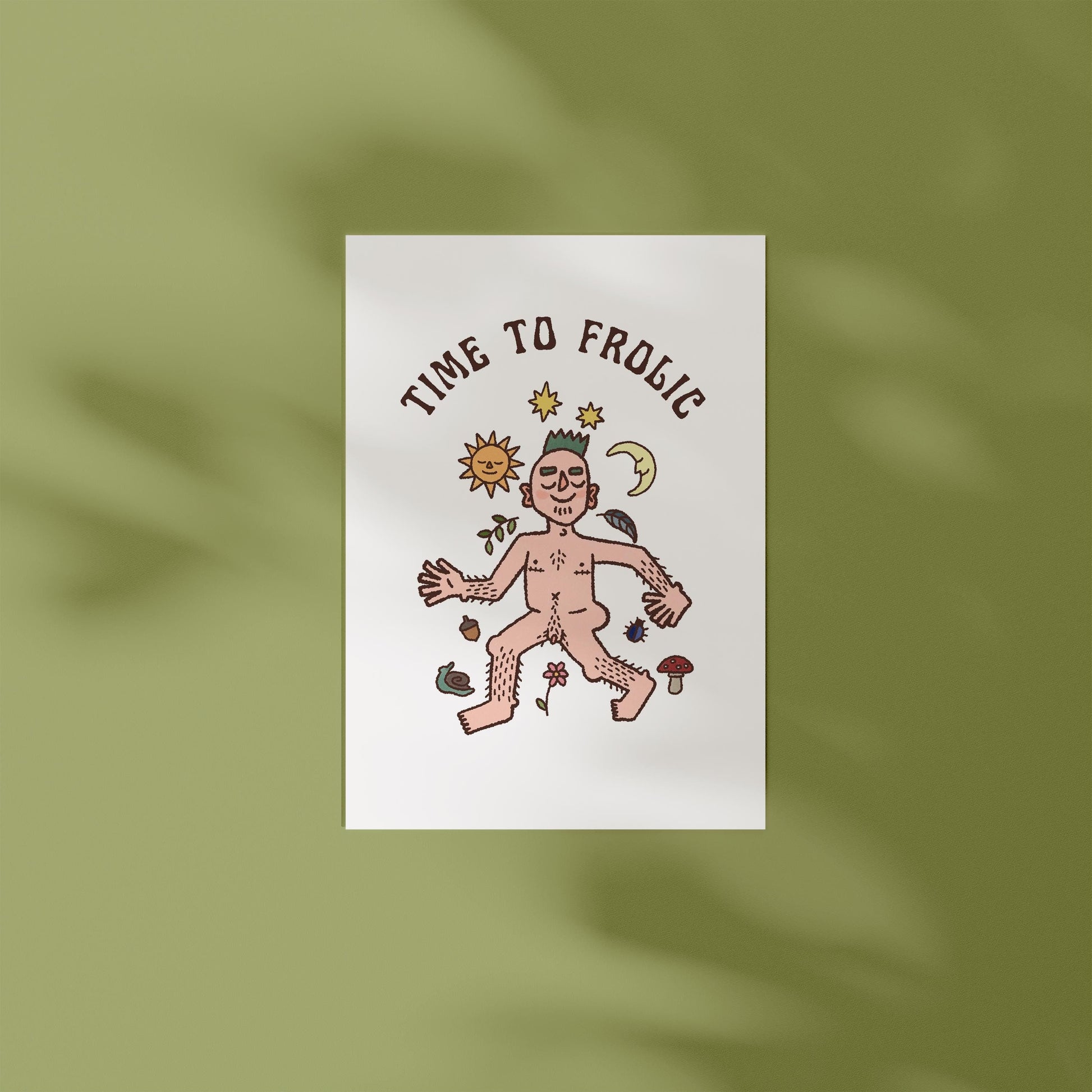 Time To Frolic Trans Joy A6 Print