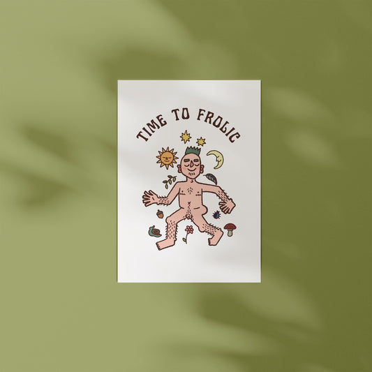 Time To Frolic Trans Joy A6 Print