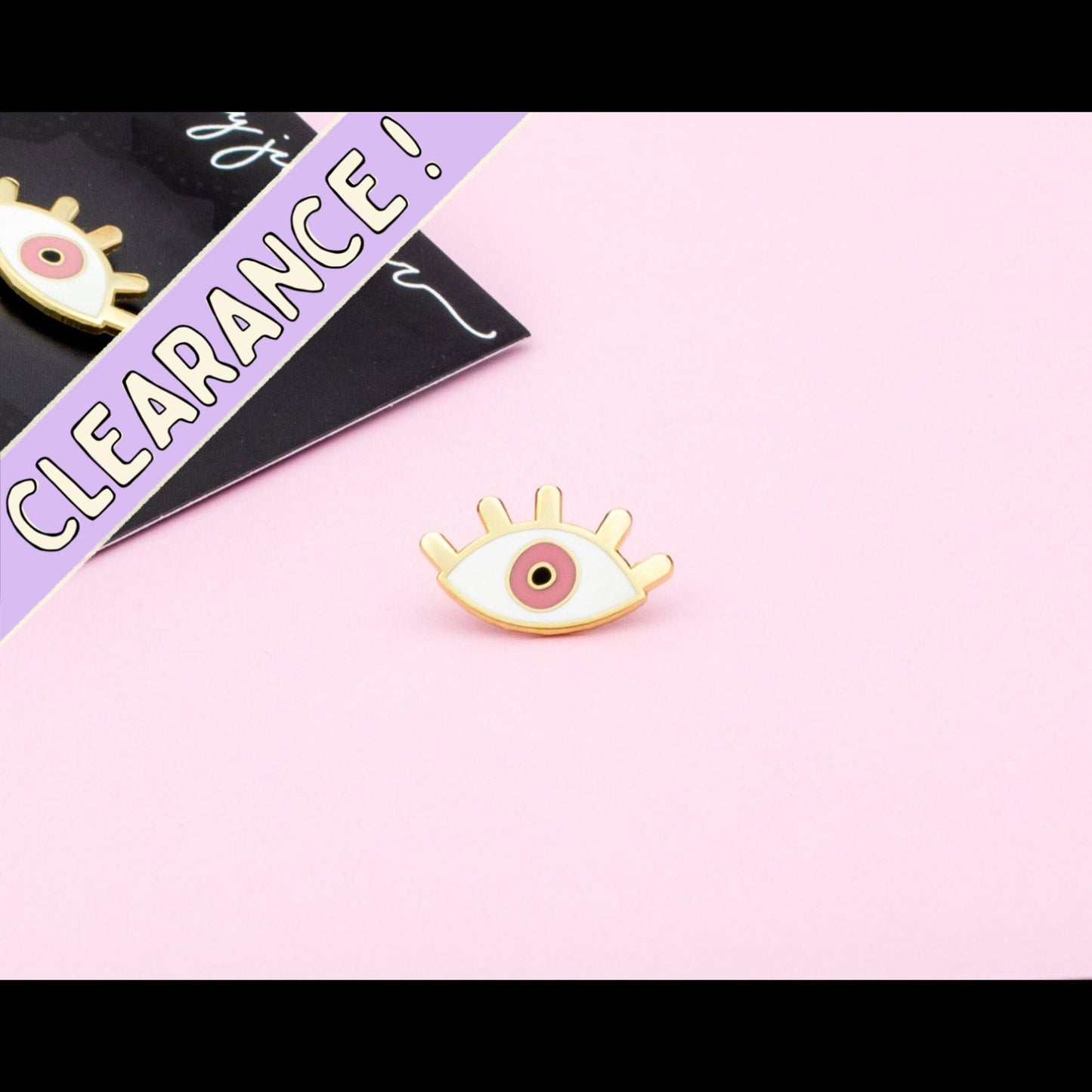 Stylish Evil Eye Enamel Pin