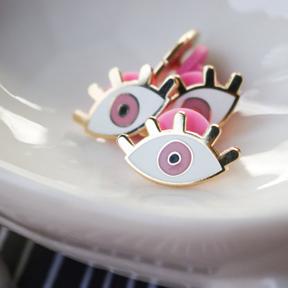 Stylish Evil Eye Enamel Pin