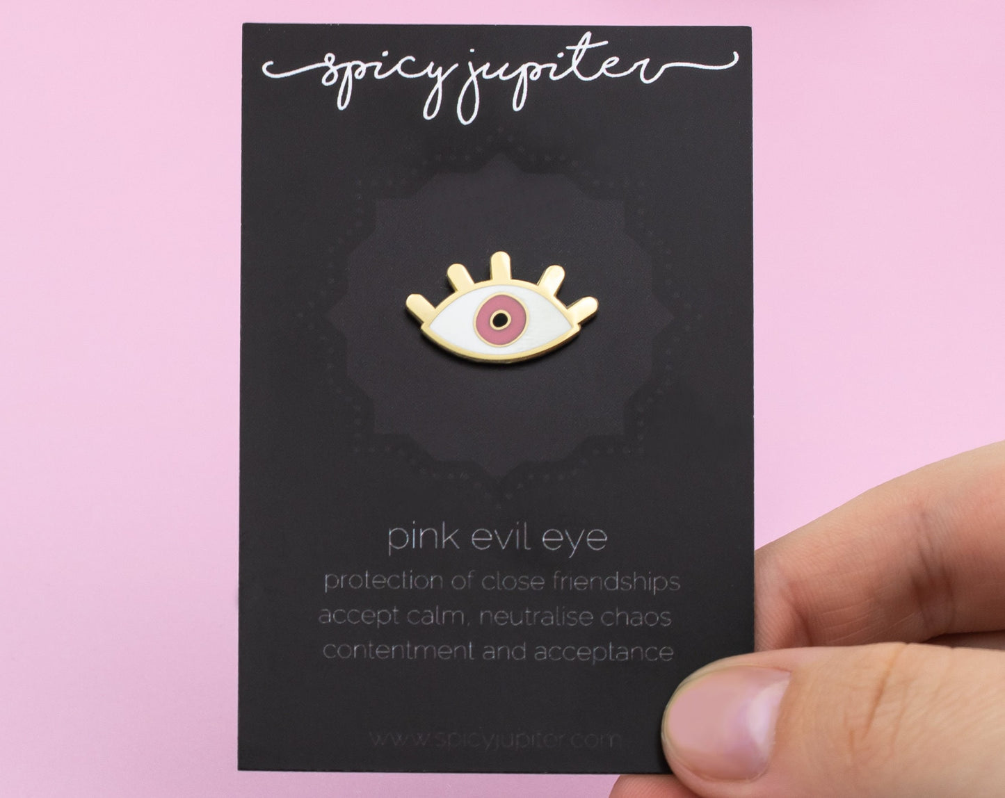 Stylish Evil Eye Enamel Pin