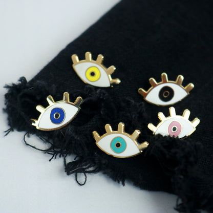 Stylish Evil Eye Enamel Pin